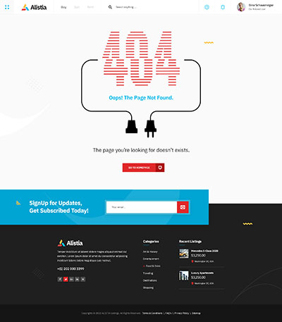Alistia 404 